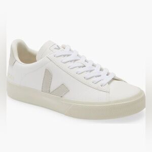 Veja Campo Leather Sneakers Size 39/ US 8 in White Natural Suede